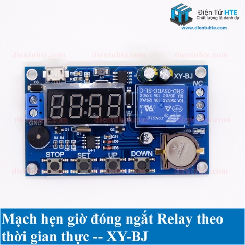 Mạch hẹn giờ đóng ngắt Relay thời gian thực XY-BJ