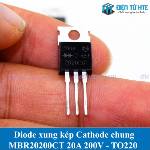 Diode xung đôi Cathode chung MBR20200 MBR20200CT 20A 200V TO-220