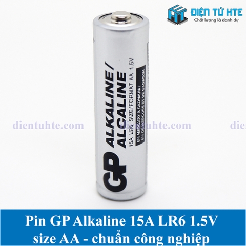 Pin AA 1.5V Alkaline GP Bạc 15A loại Công nghiệp