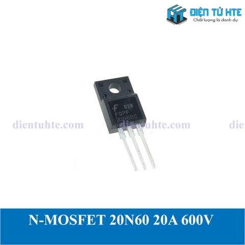 N-MOSFET công suất 20N60 FQPF20N60C 20A 600V TO-220F