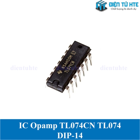 IC Opamp FET input TL074CN TL074 DIP-14 chính hãng