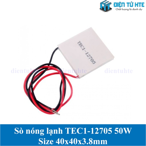 Sò nóng Lạnh TEC1-12705 50W 40x40mm