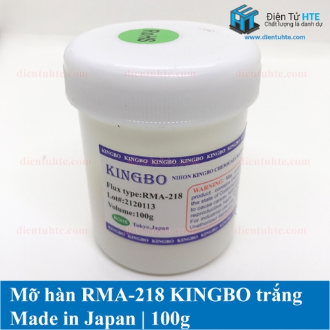 Mỡ hàn trắng Kingbo RMA-218 100g