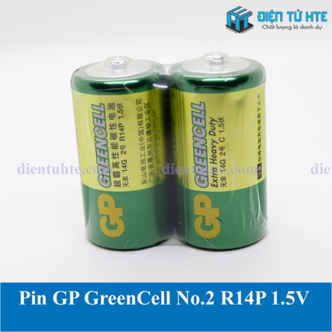 Pin GP No. 2 R14 1.5V GreenCell