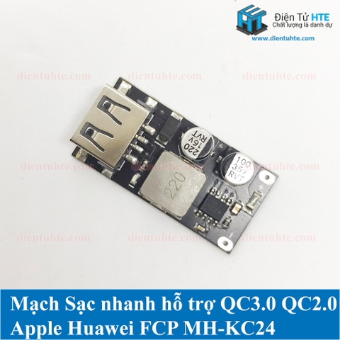 Mạch sạc nhanh USB hỗ trợ Apple Huawei FCP QC 3.0 QC 2.0 MH-KC24