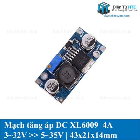 Mạch Tăng Áp DC-DC XL6009 dòng ra 4A ADJ