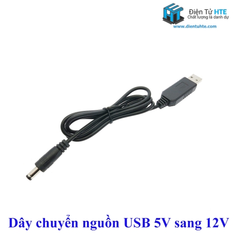 Cáp chuyển đổi nguồn USB 5V sang 9V/12V