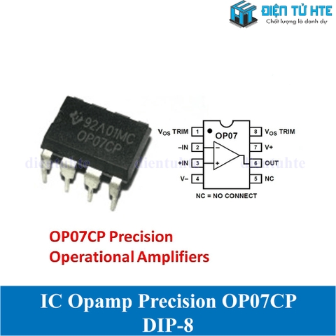 IC Opamp OP07C OP07CDR OP07CP OP07 DIP-8/SOP-8 loại tốt