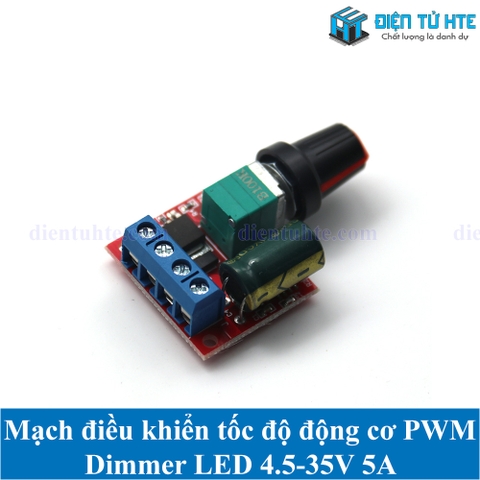 Mạch điều khiển động cơ PWM - dimmer LED DC 5A 4.5V - 35V