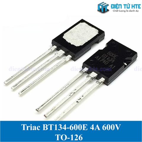 Triac BT134 BT134-600E 4A 600V chân cắm TO-126 loại tốt