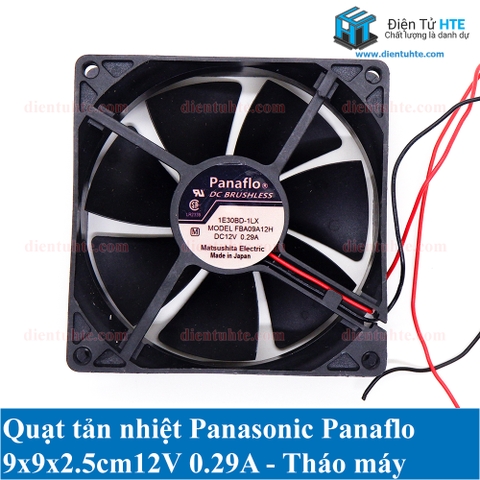 Quạt tản nhiệt Panasonic Panaflo  9x9x2.5cm 12V 0.29A - Tháo máy