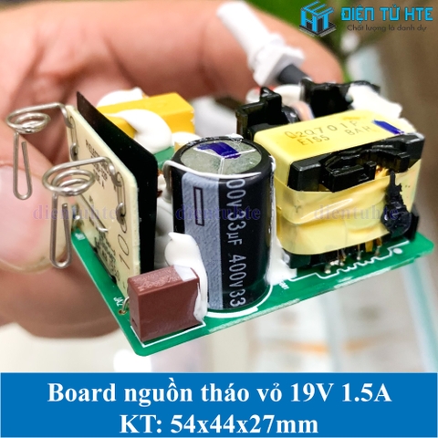 Board nguồn tháo vỏ 19V 1.5A 54x44x27mm loại tốt