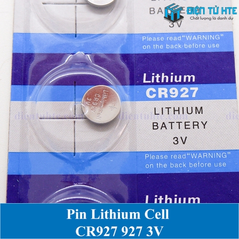 Pin Lithium Cell CR927 3V (Trong vỉ)