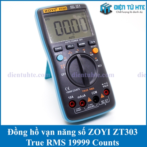 Đồng hồ vạn năng số ZOYI ZT303 True RMS 19999 Counts cao cấp