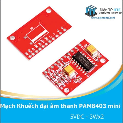 Mạch khuếch đại âm thanh PAM8403 siêu nhỏ 3Wx2