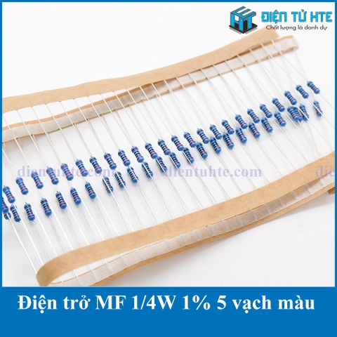 Điện trở MF 1/4W 1% 5 vạch màu