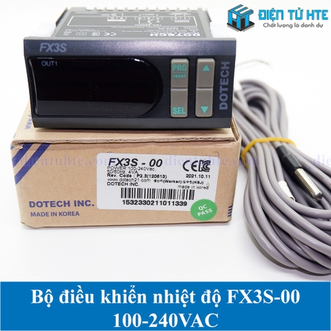 Bộ điều khiển nhiệt độ DOTECH FX3S FX3S-00 - Cảm biến 5 mét