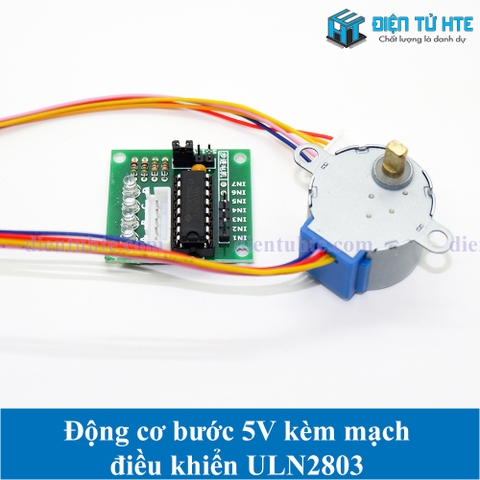 Động cơ bước 5V kèm mạch điều khiển ULN2003