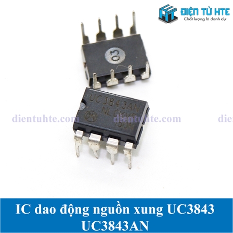 IC dao động nguồn 3843 UC3843 UC3843AN DIP-8