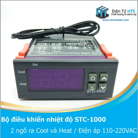 Bộ điều khiển nhiệt độ làm nóng và làm lạnh STC-1000