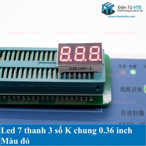 Led 7 thanh 3 số K chung 0.36 inch