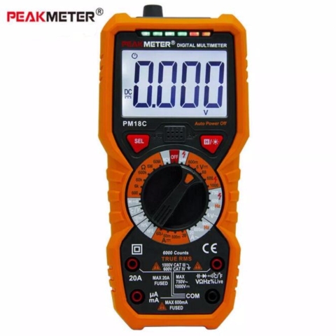Đồng hồ vạn năng số PEAKMETER PM18C