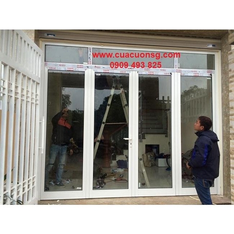 Cửa nhôm Xingfa 4 cánh đẹp cho nhà ở