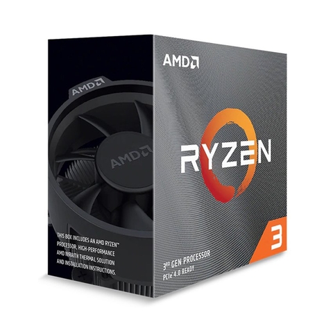 CPU AMD RYZEN 3 3100 (3.6GHZ TURBO UP TO 3.9GHZ, 4 NHÂN 8 LUỒNG, 16MB CACHE, 65W) - SOCKET AMD AM4