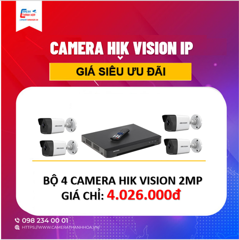 BỘ CAMERA HIK VISION IP