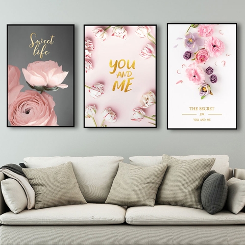0002PK Tranh Canvas Hoa Hồng