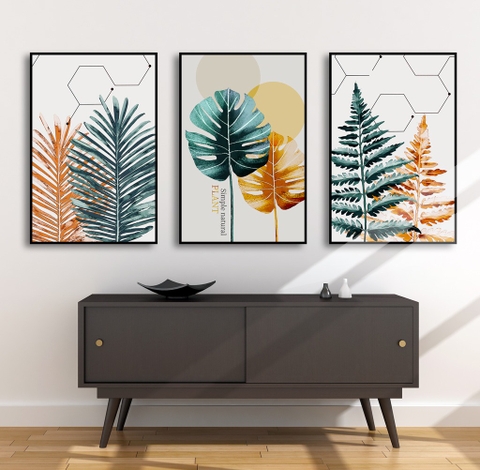 006PK Tranh Canvas Lá Nghệ Thuật