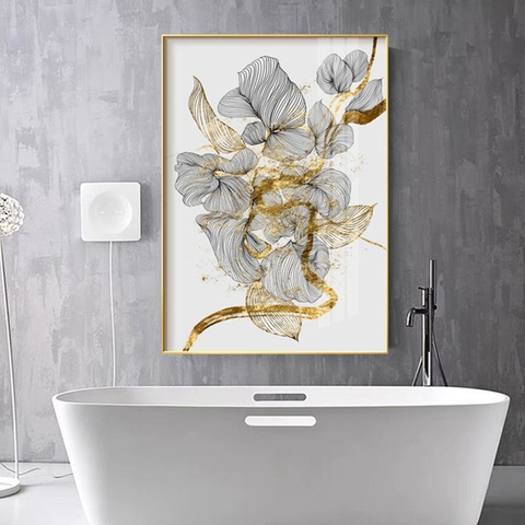 1PT Tranh Tráng Gương Treo Tường Phòng Tắm