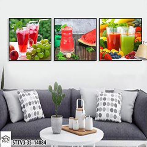 0012PA Tranh Canvas Phòng Ăn Hoa Quả