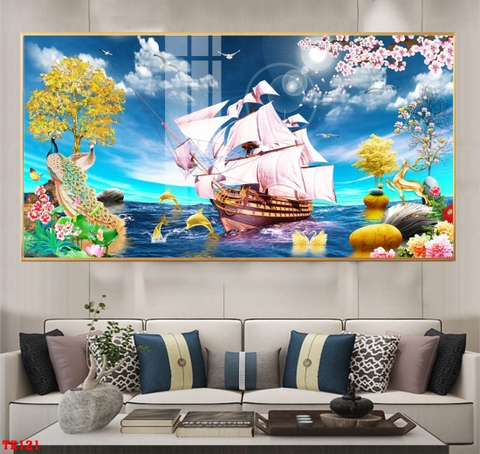 38ZT Tranh Tráng Gương Thuận Buồm Xuôi Gió