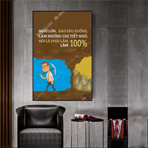 ĐL17 Tranh Động Lực Canvas