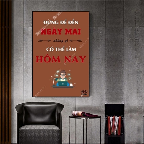 ĐL19 Tranh Động Lực Canvas