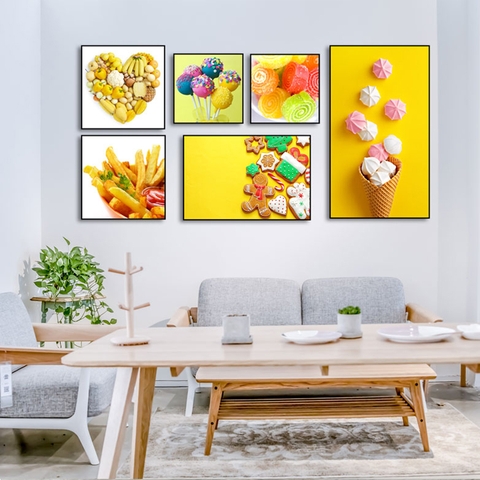 0002PA Tranh Canvas Phòng Ăn Trái Cây