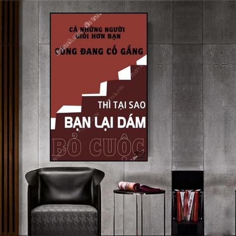 ĐL20 Tranh Động Lực Canvas