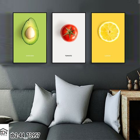 0024PA Tranh Canvas Phòng Ăn Trái Cây