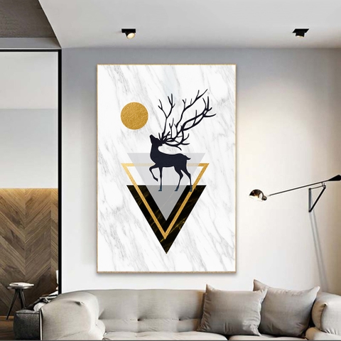 50TT Tranh Canvas Trừu Tượng