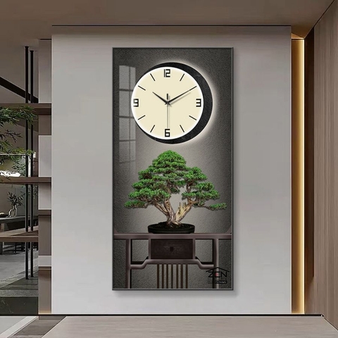 DH41 Tranh Tráng Gương Đồng Hồ