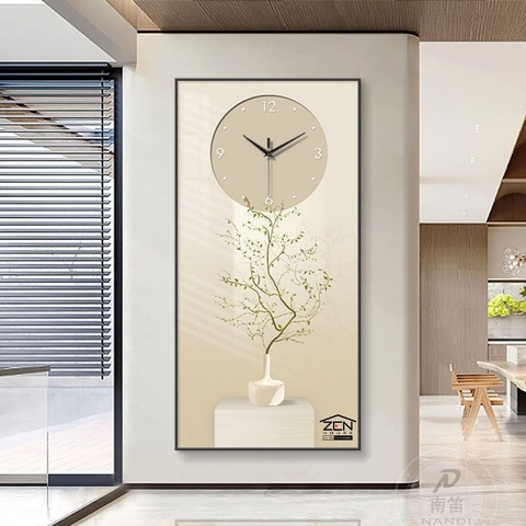 DH33 Tranh Tráng Gương Đồng Hồ