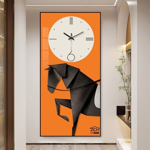DH53 Tranh Tráng Gương Đồng Hồ