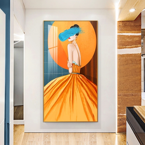 20ZG Tranh Tráng Gương Cô Gái