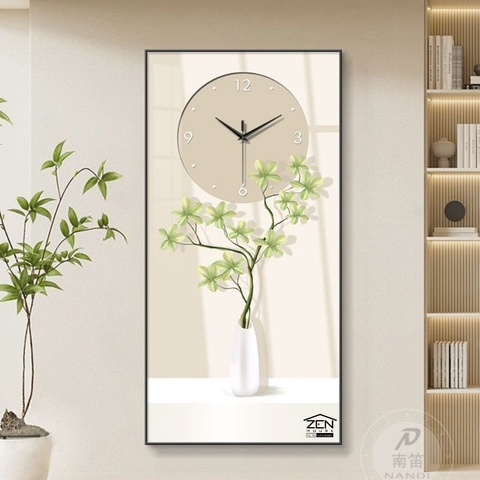 DH34 Tranh Tráng Gương Đồng Hồ
