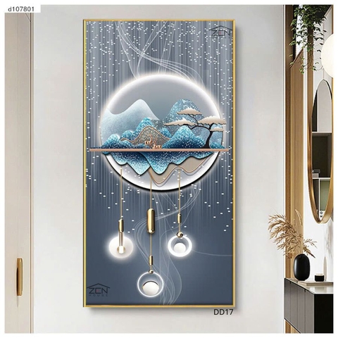 KD04 Tranh Khảm Đá Pha Lê Hươu