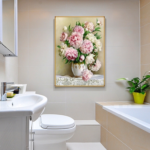 14PT Tranh Tráng Gương Treo Tường Phòng Tắm