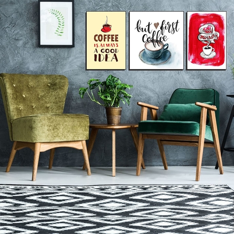 036CH Tranh Canvas Cửa Hàng Cà Phê
