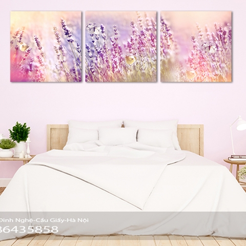 106PN Tranh Hoa Oải Hương Tím Biếc