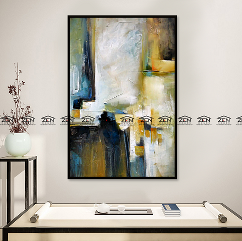 65TT Tranh Canvas Trừu Tượng